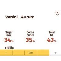 VANINI AURUM - BÍLÁ ČOKOLÁDA S KARAMELEM - 500 G