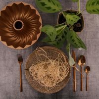 COPPER 24-PIECE CUTLERY SET