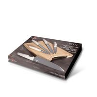 BERLINGERHAUS NON-STICK KNIFE SET + CUTTING BOARD 6 PCS ASPEN COLLECTION BH-2838