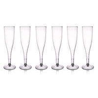 ELDOBHATÓ PEZSGŐS POHÁR PEZSGŐHÖZ 0,2 L - 6 DB KÉSZLET