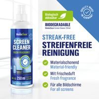 CLEANING SOLUTION FOR SCREENS AND DISPLAYS - 250 ML
