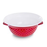 DOT ENAMEL MIXING BOWL, 26 CM