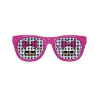 PERFORATED LOL SURPRISE GLASSES - 4 PCS
