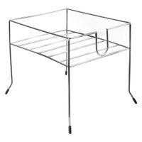 BOTTLE HOLDER WITH TAP CHROME PLATED METAL/UH