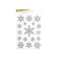 NÁLEPKY NA OKNO VIANOČNÉ TRBLIETKY - 20X30 CM