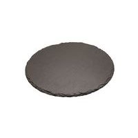 FORGÓ ÁLLVÁNY DÍSZÍTÉSÉRE ÉS KISZOLGÁLÁSÁRA 32 CM - TERMÉSZETES KŐ, PALA