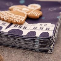 WINTER CITY PAPER NAPKINS 20 PCS 33X33 CM