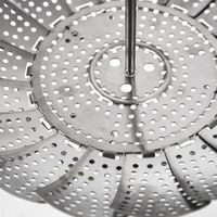 FOLDABLE STAINLESS STEEL STEAMER