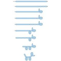 DARK PINK MODELING BALLOON