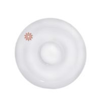 WHITE SAUCER, DIAMETER 15.5 CM