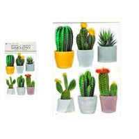 WALL STICKERS - 3D CACTI - 29 X 49 CM