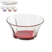 GLASS BOWL TRUVA - COLOURED - DIAMETER 12 CM