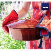 CAST IRON ROASTING PAN WITH LID CALIDO 35 X 28.5 CM