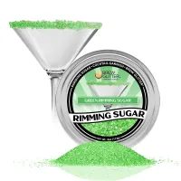 ZELENÝ CUKOR NA OKRAJE KOKTAILOV - GREEN COCKTAIL RIMMING SUGAR - 113 G