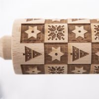 DREVENÝ VALČEK CHRISTMAS D. 20/38 CM