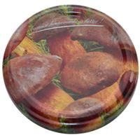 KOVOVÉ VÍČKO BIO 66 HOUBY 10 KS