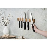 6-PIECE KNIFE SET WITH MAGNETIC HOLDER - BLACK ROSE COLLECTION