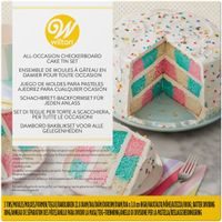 KEREK SAKKTÁBLÁS TORTA FORMA - 22,5 CM