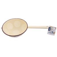 ENAMELED COLANDER 22 CM BROWN