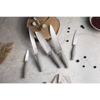 6-PIECE KNIFE SET WITH MAGNETIC HOLDER FROM ACACIA WOOD - SAHARA COLLECTION