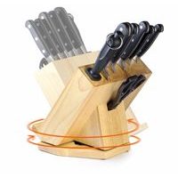PREMIUM 8-PIECE KNIFE SET WITH ROTATING STAND