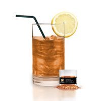 EDIBLE BEVERAGE GLITTER - BRONZE - BRONZE BREW GLITTER® - 4 G