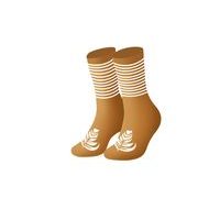 PONOŽKY 43–45 GIFTY – COFFEE LATTE