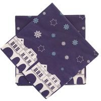 WINTER CITY PAPER NAPKINS 20 PCS 33X33 CM