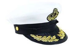 Kapitán námornícka čiapka pre dospelých