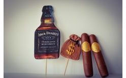 Men's Whisky Set – Sugar Cake Decoration