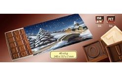 Promotional Chocolate Message 40×6g with Your Design/Logo – from 100 pcs