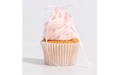 Ozdoby na tort mašle – svetloružová 8 ks