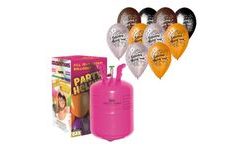 Helium a sada latexových balónků pre Šťastný Nový Rok - 10 ks - 30 cm - Silvester