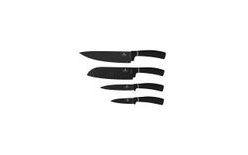 Négy darabos, nem tapadó bevonatú késkészlet - Matte Black Collection