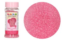 Rózsaszín dekoratív kristálycukor - 80g