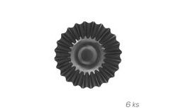 Forma kov košíček TORTELETTES pr. 5,5 cm 6 ks