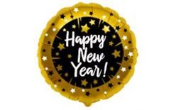 Fólia lufi - Boldog Új Évet - 45 cm - Szilveszter