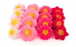 Modelované kytičky 6 červené (DecorHmota)