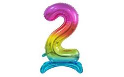 Léggömb fólia számok DUH alapon, 74 cm - 2