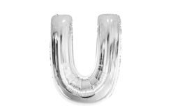 Balloon foil letter "U" 115 cm