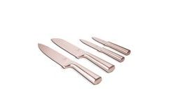4-Piece Stainless Steel Knife Set Taupe Collection