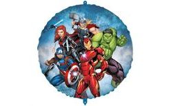 Avengers fólia léggömb - kerek - 46 cm
