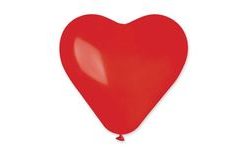 Balónik srdce červený 1 ks