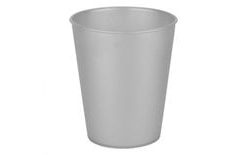 Plastový párty kelímek stříbrný - Silvestr - 250 ml - 1 ks