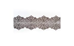 Cukrová krajka černá - šířka 6 cm