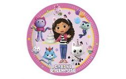 Papierové talíře Gábinin kouzelný domeček - Gabby's Dollhouse - 20 cm - 8ks