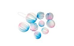 Purple and Blue Wafer Fans