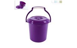 Plastic bucket - bucket with lid - 5 l