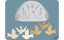 Silicone mould 3 doves