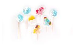 Pony – Set of 2D Sugar Toppers for Cakes